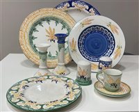  Assiette plate Floriddia Gioielli in Céramique BIZZIRRIDEMETRA - BIZZIRRIDEMETRA